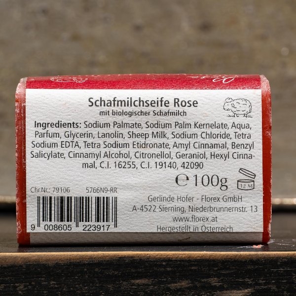 Florex Schafmilchseife Rose Bild 3